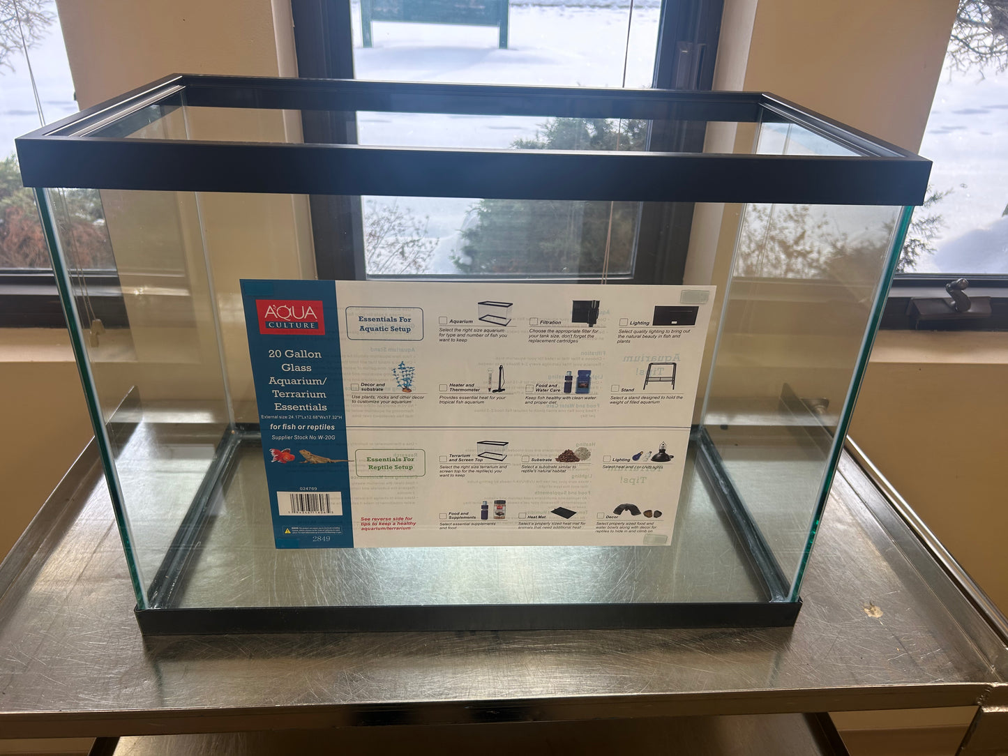 Aqua Culture 20-Gallon Glass Aquarium