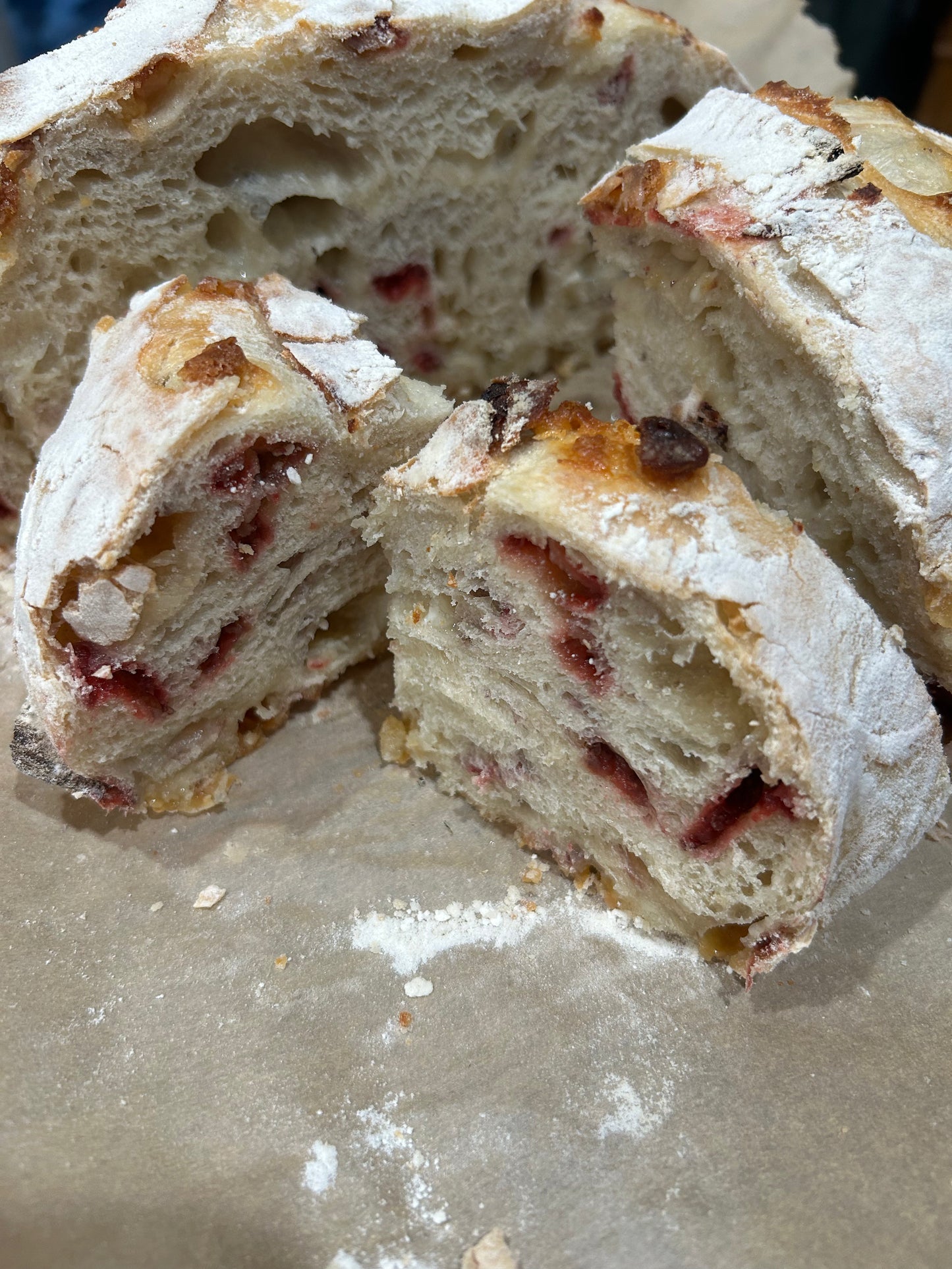Strawberry White Chocolate Loaf