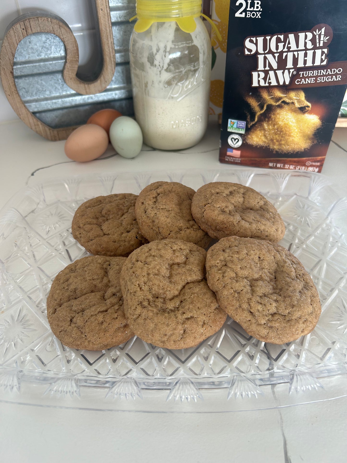 Soft Snickerdoodle Sourdough Cookies