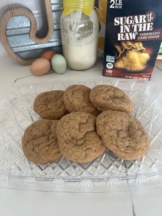 Soft Snickerdoodle Sourdough Cookies