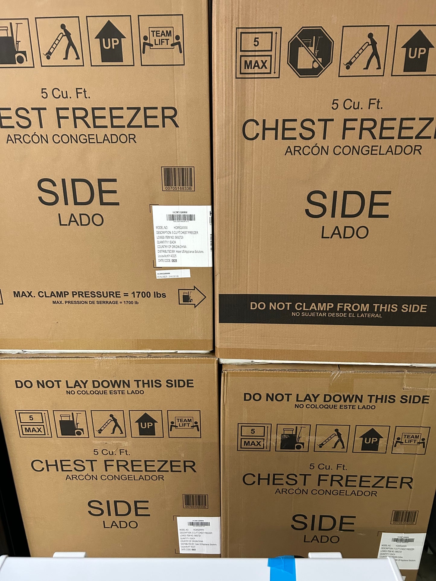 5cu ft Chest Freezer Convertible to Refrigerator (White)