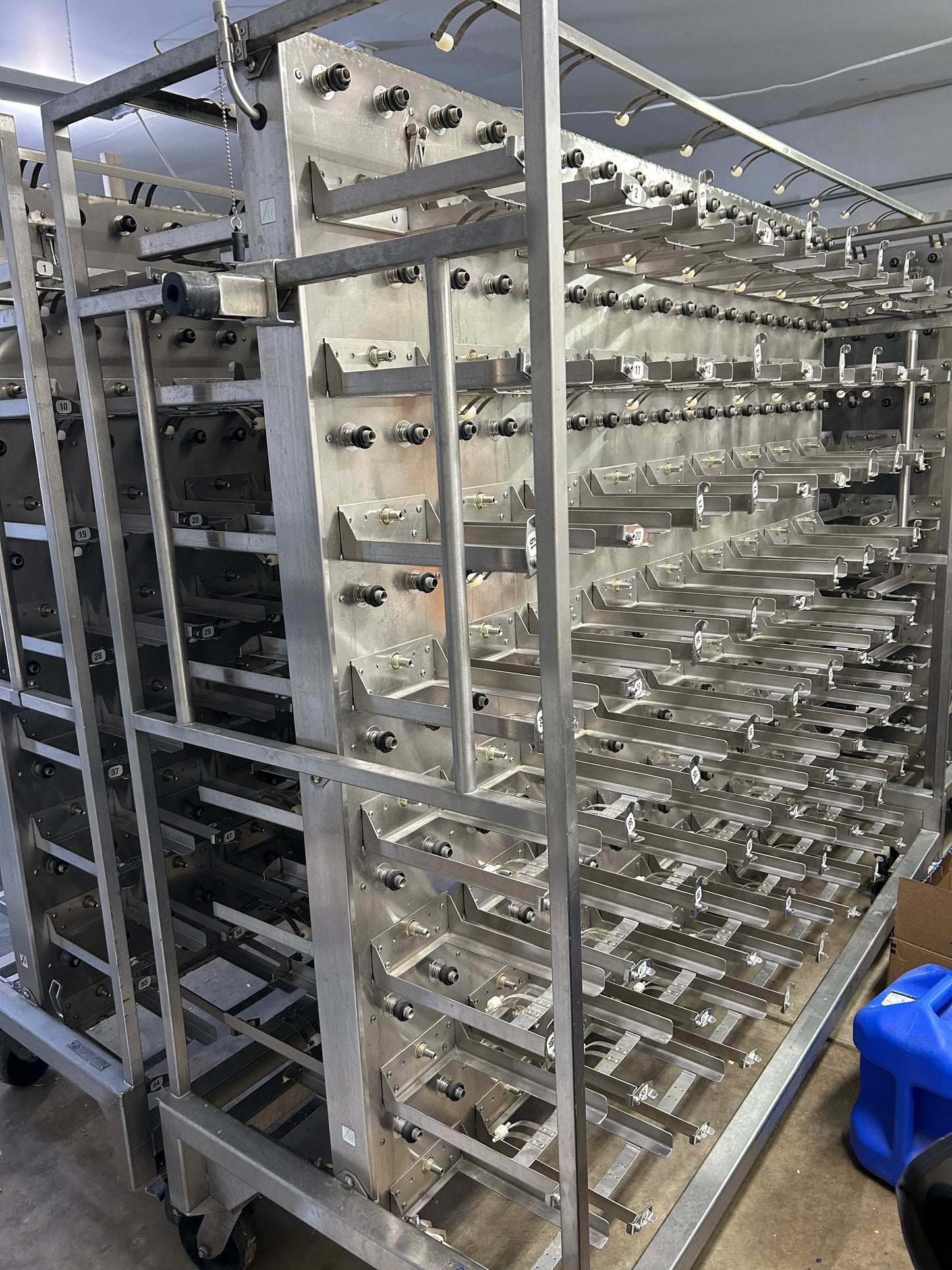 144 Tub Stainless Steel Rodent Mouse Rack (BARE) - ADM model GA144PA