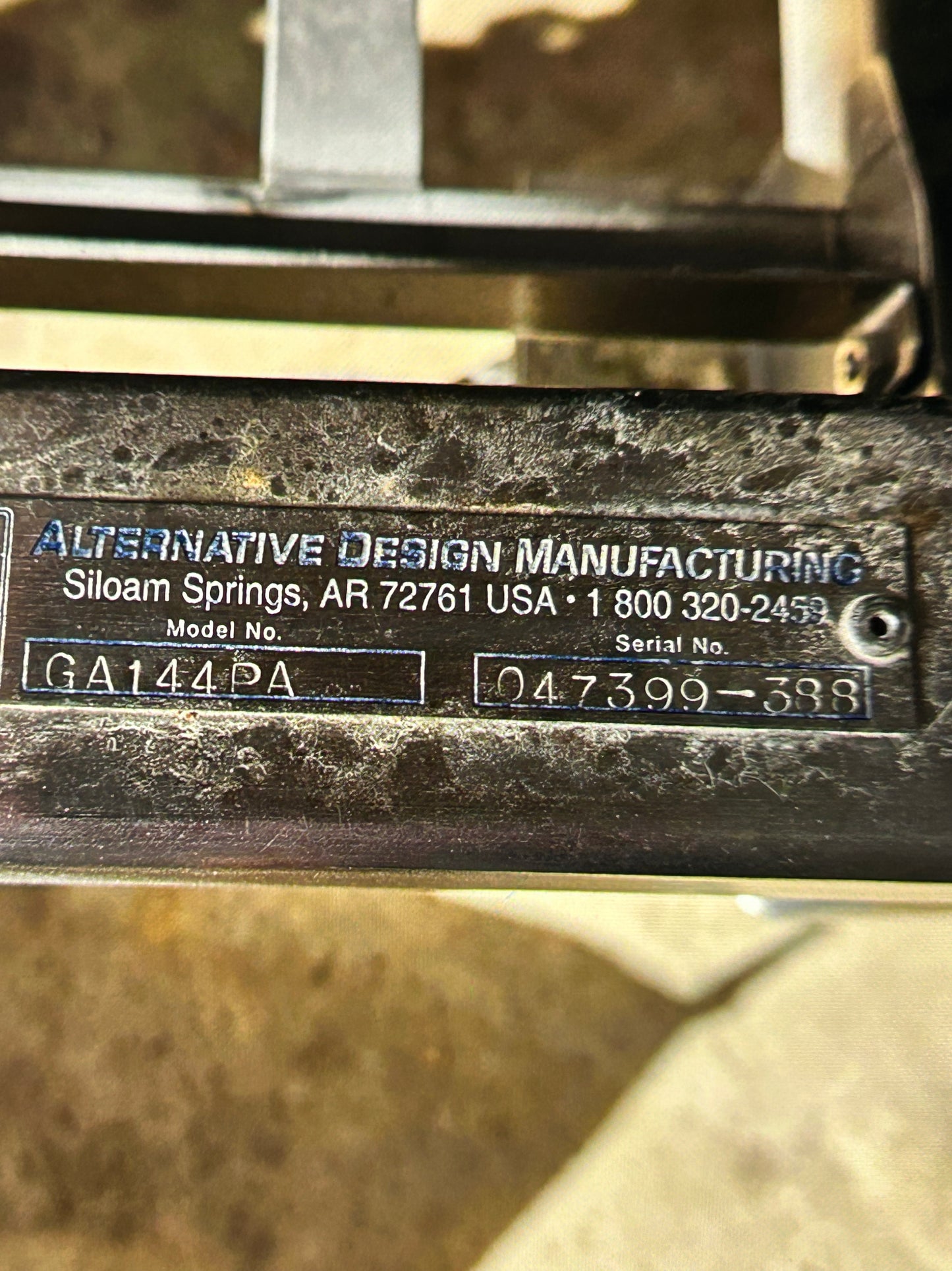 144 Tub Stainless Steel Rodent Mouse Rack (BARE) - ADM model GA144PA